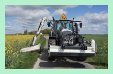 fauchage routier dans l’Eure